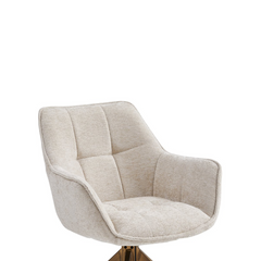 Boston Esszimmerstuhl - Beige Chenille