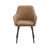 Laura Dining Chair - Anthracite Microfiber