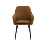 Melissa Dining Chair – Cognac – Microfiber
