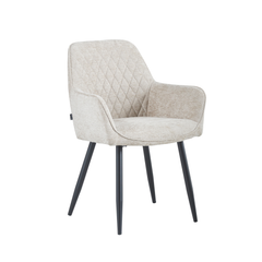 Beverly Eetkamerstoel - Taupe Chenille