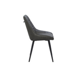 Dansk Eetkamerstoel - Antraciet Microfiber