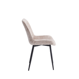 Verta Dining Chair - Beige Chenille