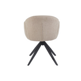Nes Esszimmerstuhl – Beige – Bouclé Stoff