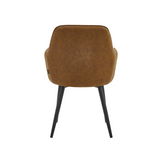 Melissa Dining Chair – Cognac – Microfiber