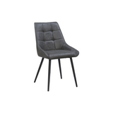 Dansk Eetkamerstoel - Antraciet Microfiber