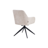 Barbara Eetkamerstoel - Beige - Chenille