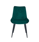 Adama Dining Chair - Green Velvet