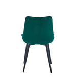 Adama Dining Chair - Green Velvet