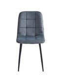 Ela Dining Chair - Grey Velvet