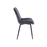 Lesedi Dining Chair - Ochre Yellow Velvet