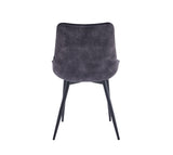 Lesedi Dining Chair - Ochre Yellow Velvet
