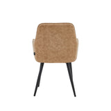 Beverly Eetkamerstoel - Beige - Microfiber