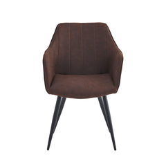 Verto Eetkamerstoel - Bruin Microfiber