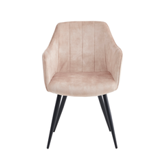 Verto Eetkamerstoel - Beige Adoré Velvet