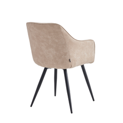 Verto Eetkamerstoel - Beige Microfiber