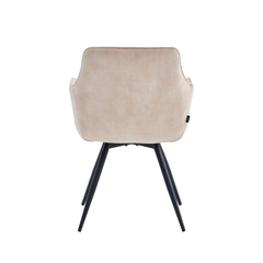 Sierra Eetkamerstoel - Beige Adoré Velvet - Draaibaar