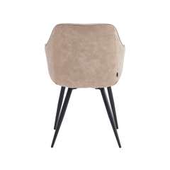 Verto Eetkamerstoel - Beige Microfiber