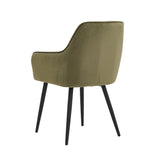 Veli Esszimmerstuhl - Schwarzer Samt