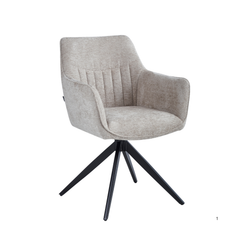 New Yade Esszimmerstuhl - Taupe Chenille