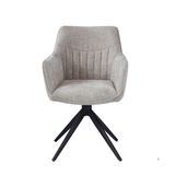 New Yade Eetkamerstoel - Taupe Chenille