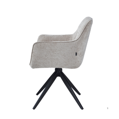 New Yade Esszimmerstuhl - Taupe Chenille