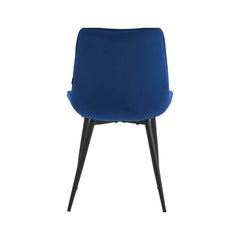 Adama Esszimmerstuhl - Blauer Samt