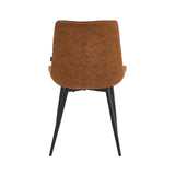 Adama Eetkamerstoel - Cognac Microfiber