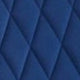 Chaise de salle à manger Adama - Velours bleu
