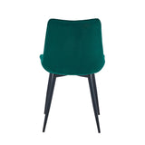 Adama Eetkamerstoel - Groen Velvet