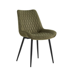 Adama Sedia Da Pranzo - Velluto Verde Fabb