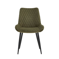 Adama Sedia Da Pranzo - Velluto Verde Fabb