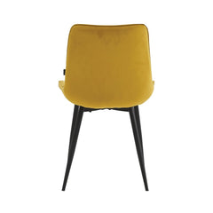 Adama Sedia Da Pranzo - Velluto Giallo Ocra