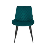 Adama Dining Chair - Petrol Velvet