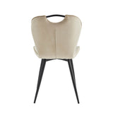 Alico Esszimmerstuhl - Beige Mikrofaser