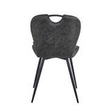 Alico Esszimmerstuhl - Graue Mikrofaser