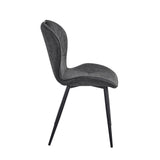 Alico Esszimmerstuhl - Graue Mikrofaser