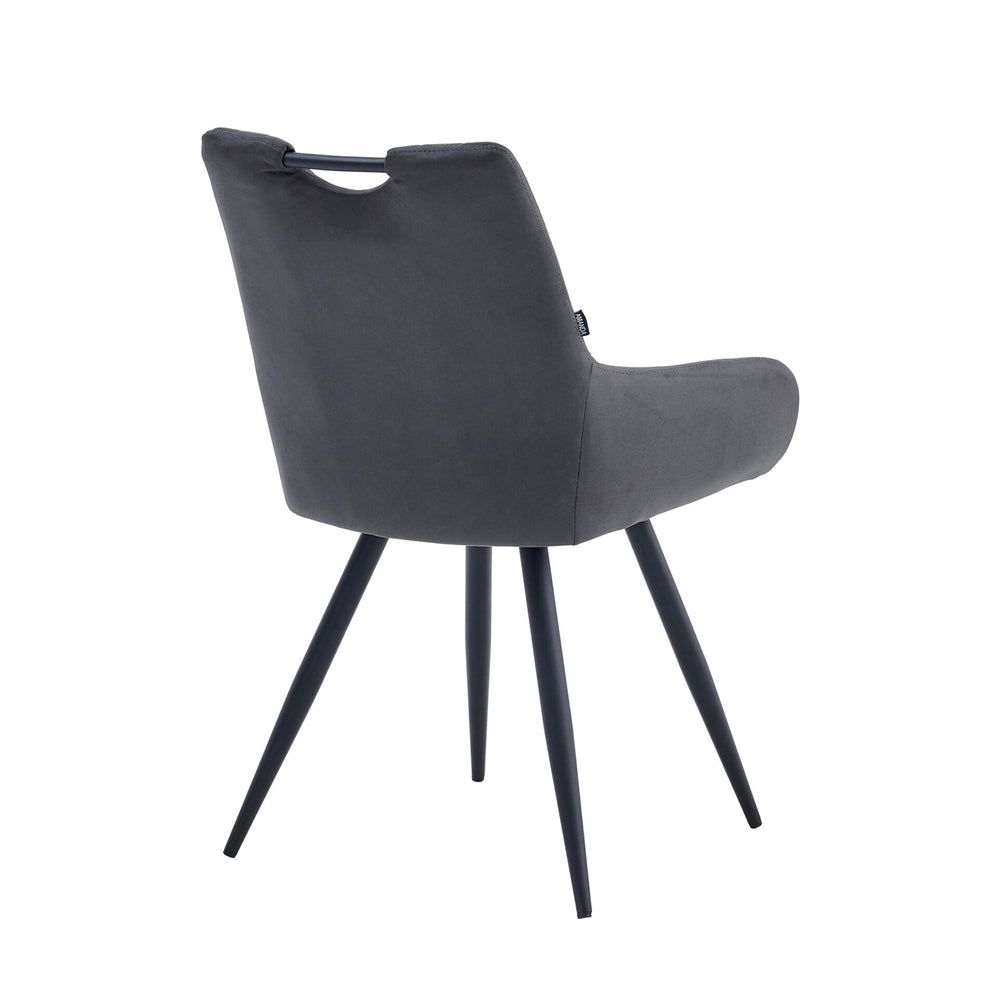 Amanda Dining Chair - Anthracite Microfiber
