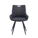 Amanda Dining Chair - Anthracite Microfiber