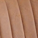 Chaise de salle à manger Amanda - Microfibre Cognac