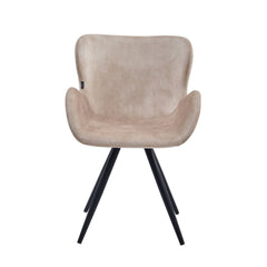 Anabella Eetkamerstoel - Beige Adore Velvet