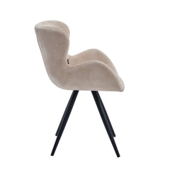 Anabella Eetkamerstoel - Beige Adore Velvet