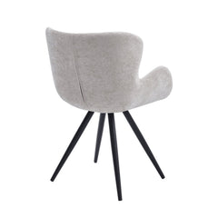 Anabella Eetkamerstoel - Beige Chenille