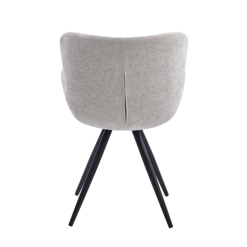 Chaise de salle à manger Anabella - Chenille beige