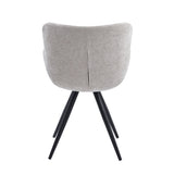 Chaise de salle à manger Anabella - Chenille beige