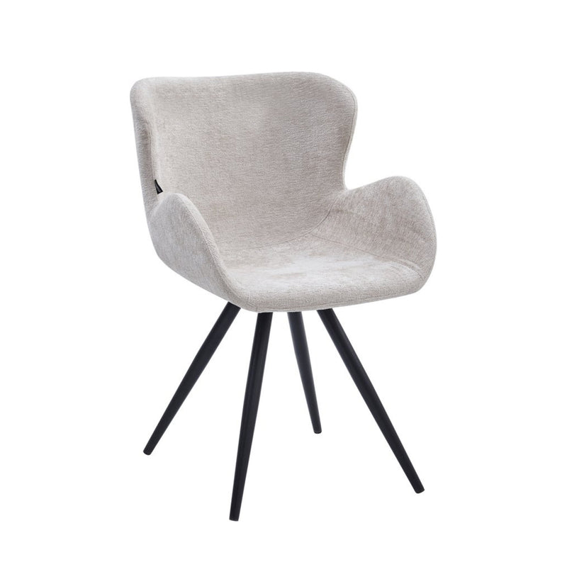 Chaise de salle à manger Anabella - Chenille beige