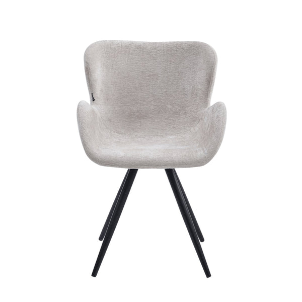 Chaise de salle à manger Anabella - Chenille beige