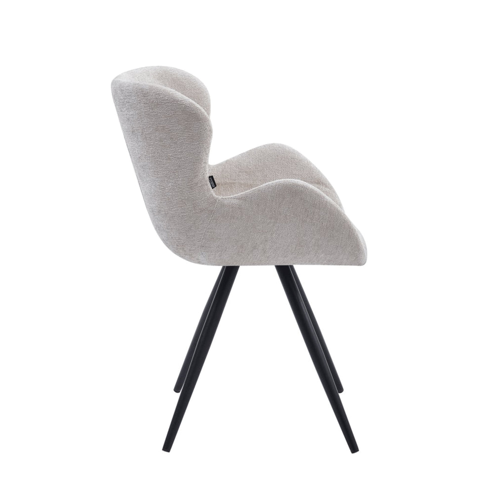 Chaise de salle à manger Anabella - Chenille beige