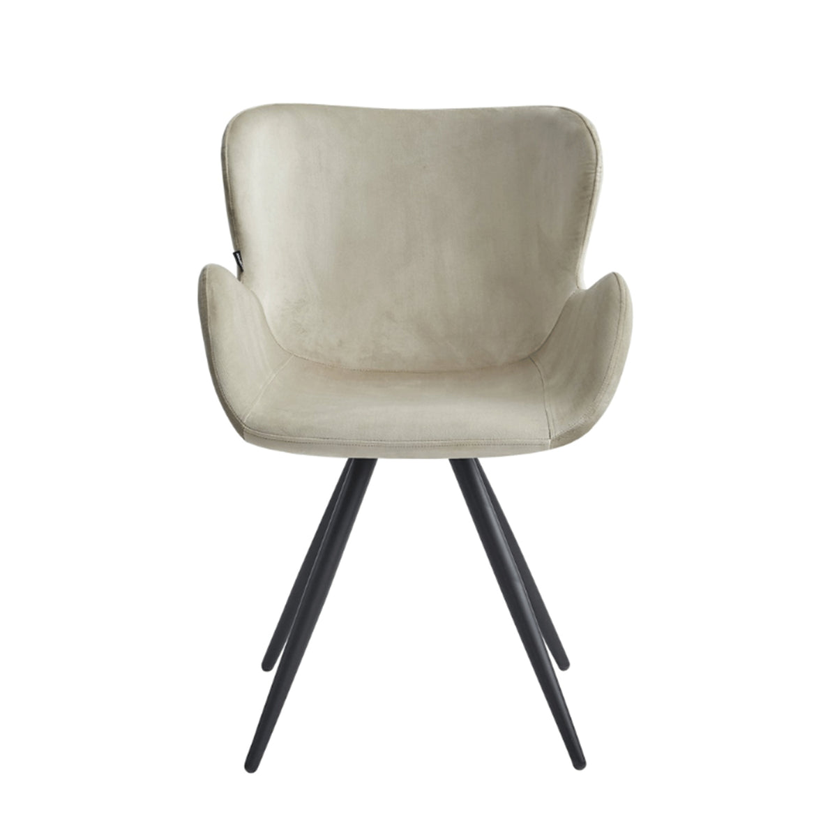 Chaise de salle à manger Anabella - Velours beige