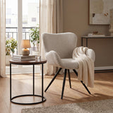 Chaise de salle à manger Anabella - Chenille beige