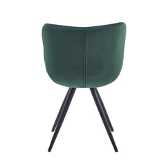 Anabella Eetkamerstoel - Groen Velvet